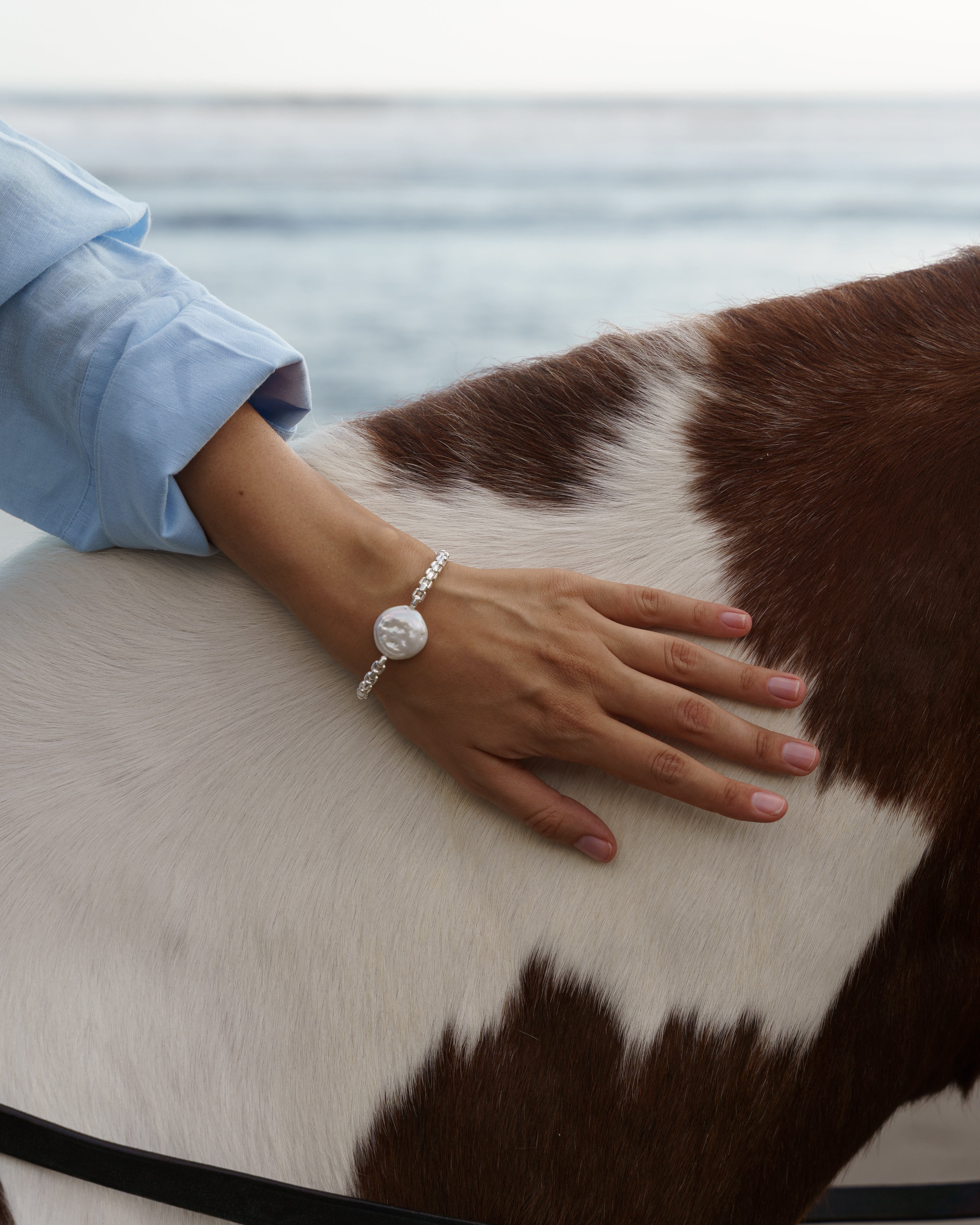 Coin Pearl Armband