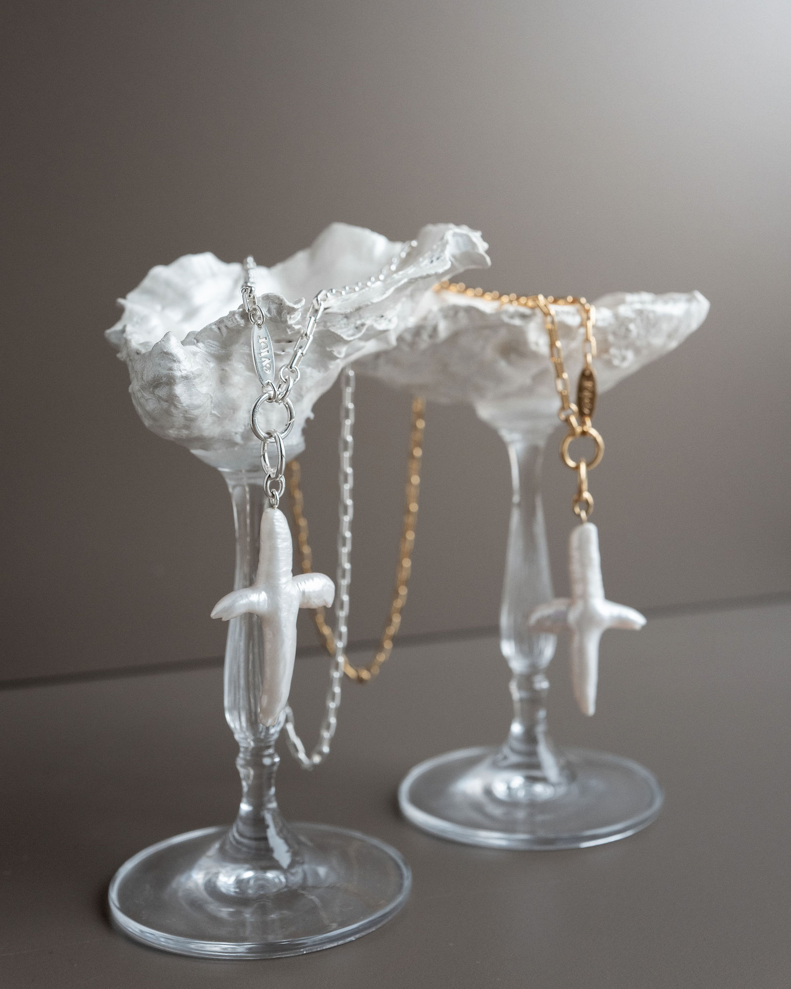 Cross Pearl Necklace