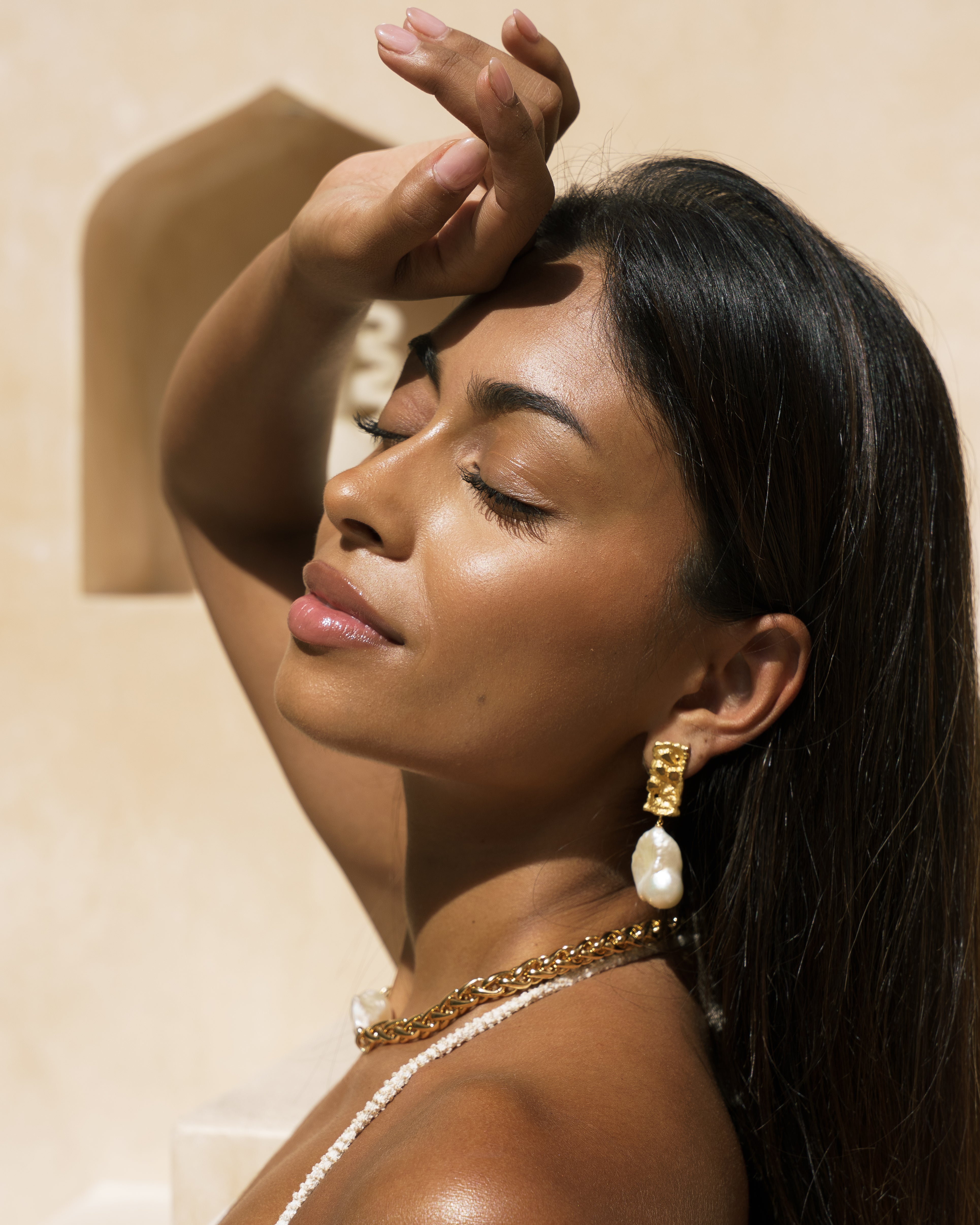 Nugget Pearl Earrings