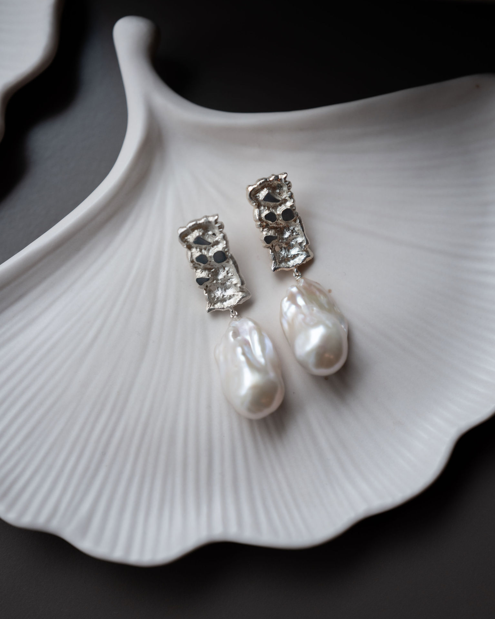 Nugget Pearl Earrings