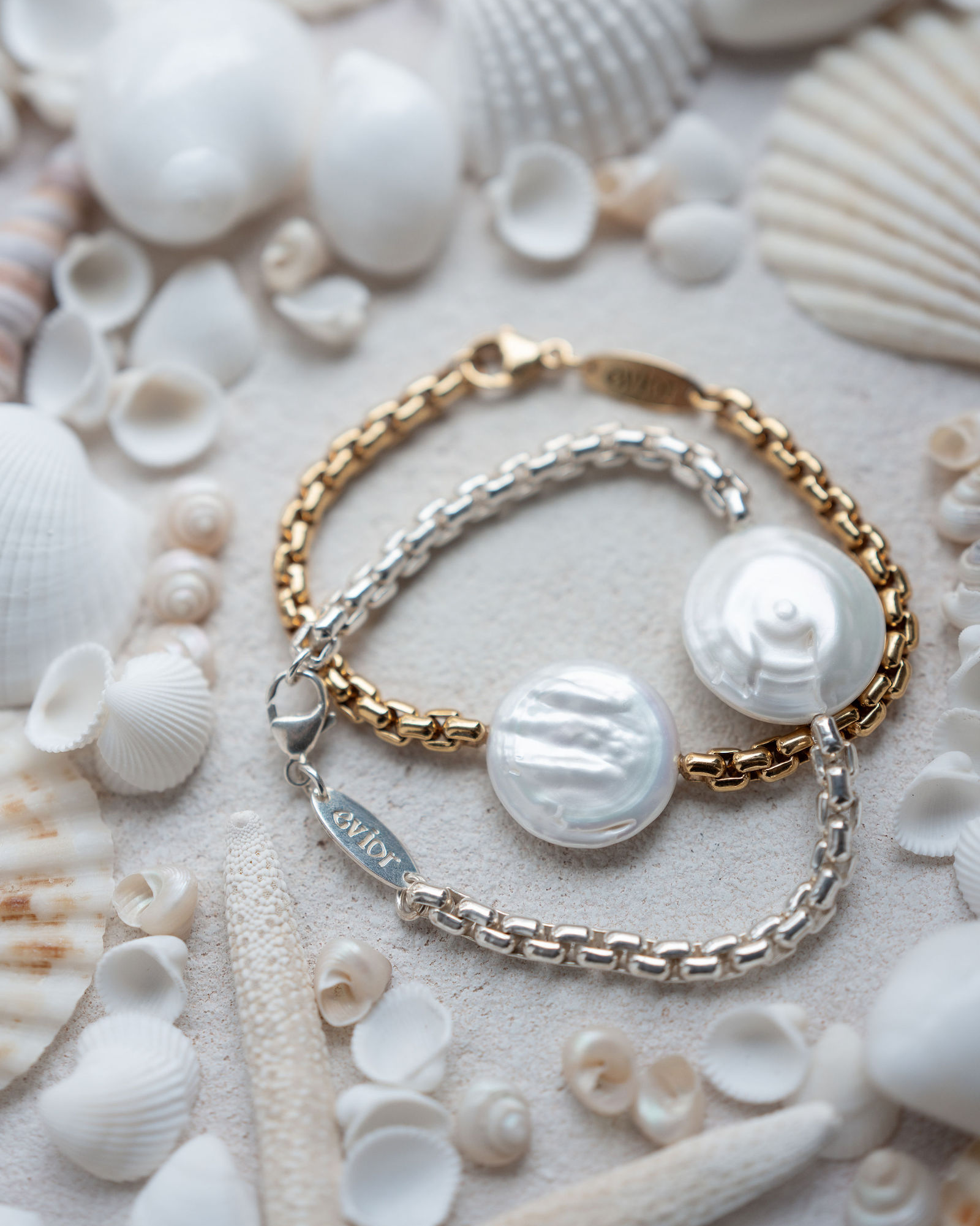 Coin Pearl Armband